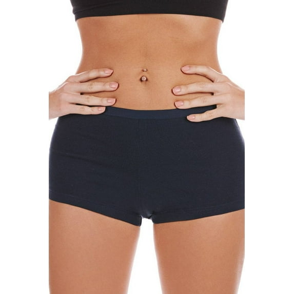 MeMoi Women's Love Luna First Shortie Period Brief Panty - Womens - Female, 6, Navy