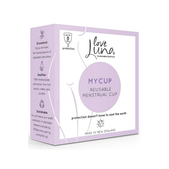 MeMoi Women's Love Luna My Cup Reusable Silicone Menstrual Cup - Womens - Female