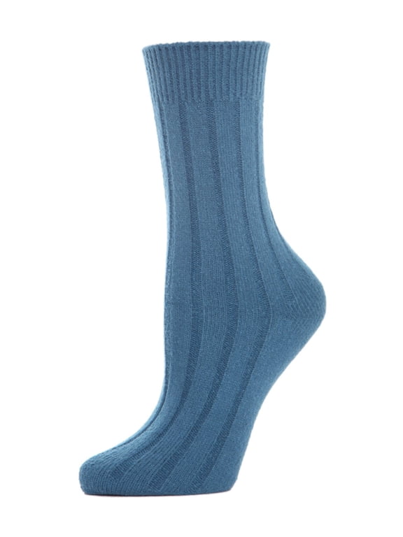Women's Neutral Ribbed Knit Essential Boot Socks - Womens - Female, One Size, Legion Blue
