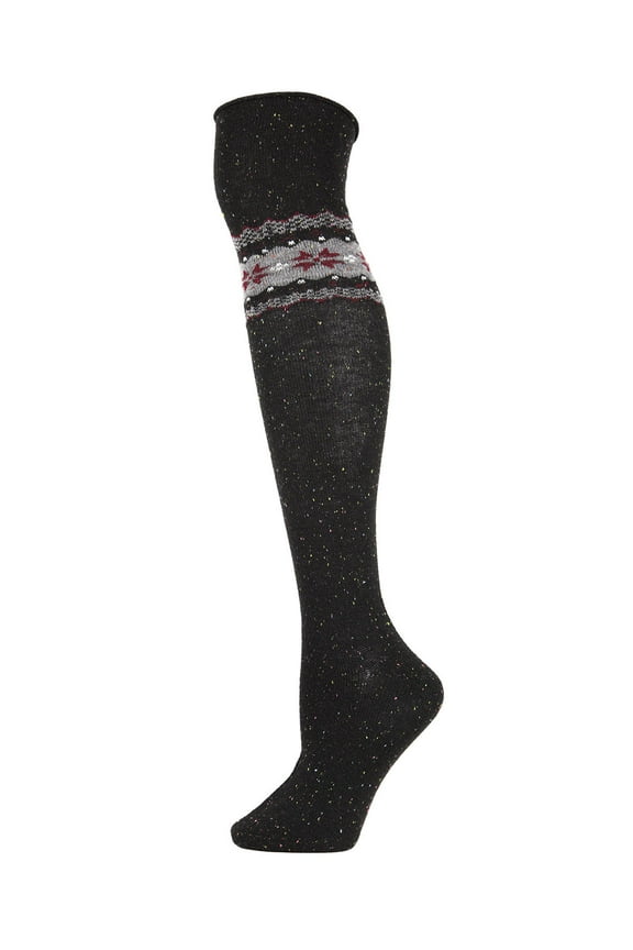 Women's Nordic Sparks Fair Isle Over the Knee Socks - Womens - Female, One Size, Black