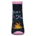 thumbnail image 1 of MeMoi Women's One Happy Glamper Non-Skid Low Cut Socks - Womens - Female, 9-11, Navy, 1 of 4