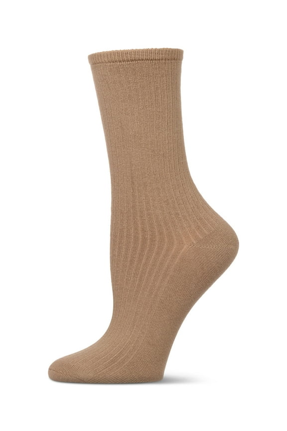 Women's Organic Cotton Flat Knit Breathable Crew Sock - Mens - Male