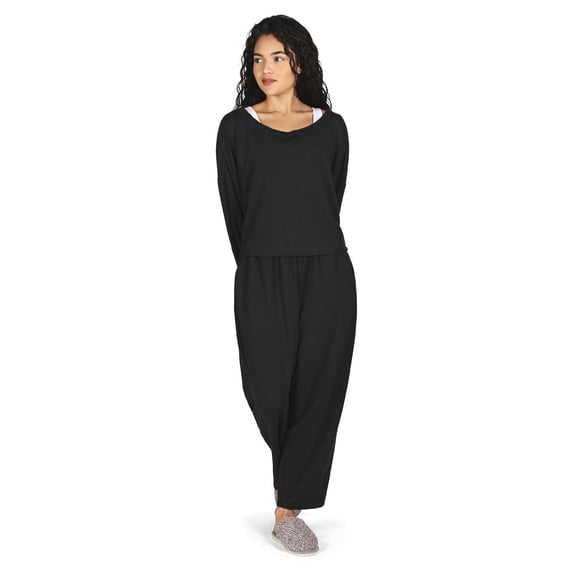 MeMoi Women's Raw Edge Long Sleeve Shirt and Jogger Pants Set - Mens - Male