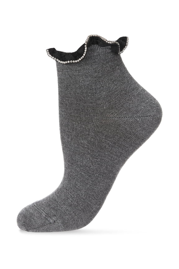 Women's Ring Around Fashion Ruffle Cuff Anklet Sock - Mens - Male