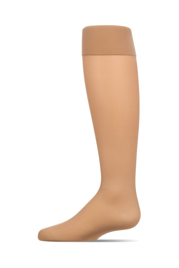Women's Silky Semi-Sheer 30-Denier Fashion Knee Highs - Womens - Female, One Size, Nude