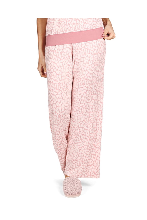 Women's Soft and Cozy Allover Leopard Print Lounge Pants - Womens - Female