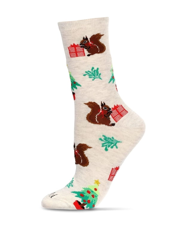 Women's Squirrels Holiday Crew Socks - Mens - Male