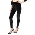 thumbnail image 1 of MeMoi Women's Velvet High-Waist Shaping Leggings - Womens - Female, 1 of 6