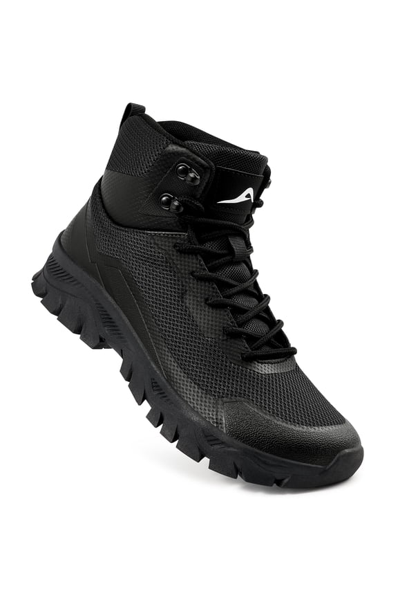 Men's Hiking Boots Mid-Top Breathable Non-Slip Outdoor Trekking Shoes