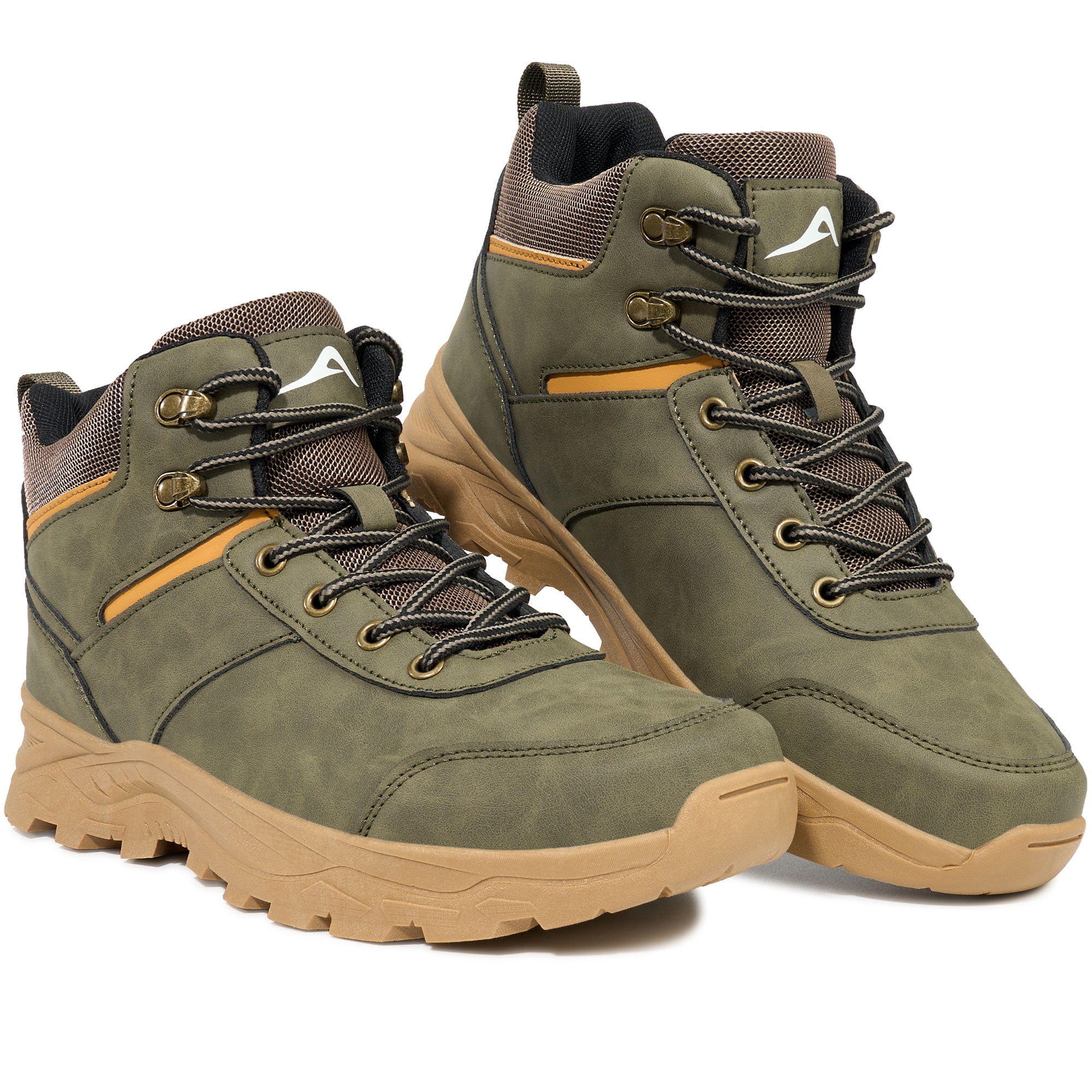 MeMoride Men's Ankle High Waterproof Hiking Boots Outdoor Trekking Camping Shoes