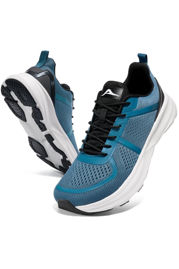 Men's Wide Toe Walking Shoes Non Slip Casual Athletic Trail Running Sneakers