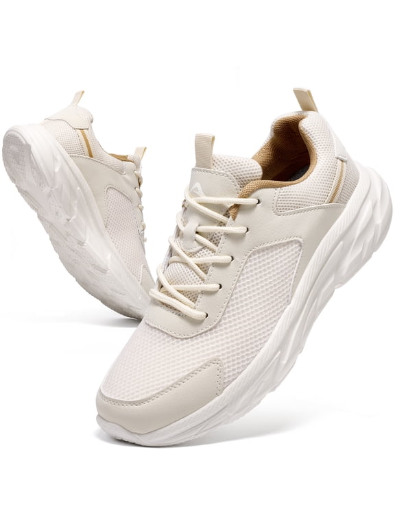 Men's Walking Shoes Lightweight Running Shoes Breathable Mesh Athletic Tennis Shoes Sneakers