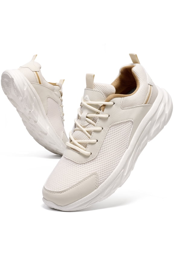 Men's Walking Shoes Lightweight Running Shoes Breathable Mesh Athletic Tennis Shoes Sneakers