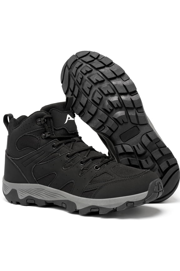 Men's Waterproof Hiking Boots Outdoor Anti-Slip Mid Trekking Lightweight Mountaineering Shoes