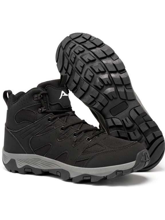 Men's Waterproof Hiking Boots Outdoor Anti-Slip Mid Trekking Lightweight Mountaineering Shoes