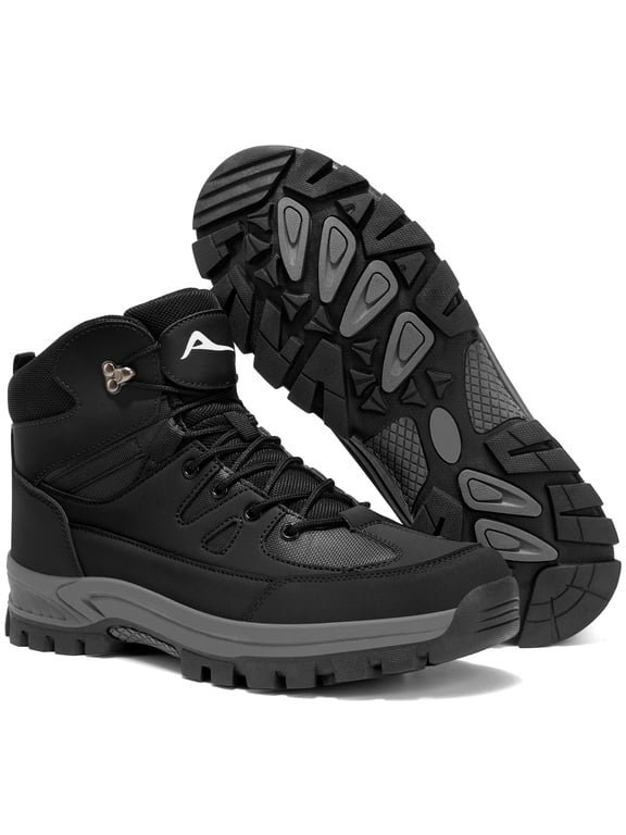Men's Waterproof Hiking Boots Outdoor Mid Trekking Lightweight Mountaineering Shoes
