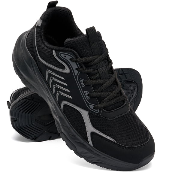 MeMoride Men's Breathable Walking Shoes Non Slip Athletic Fashion Sneakers Mesh Workout Casual Sports Shoes