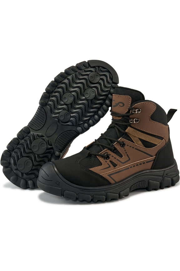 Steel Toe Boots for Men Safety Work Shoes Comfort Mens Industrial Construction Boots