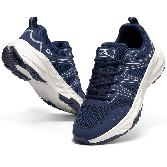 MeMoride Mens Sneakers Comfortable Walking Shoes Non Slip Breathable Casual Shoes Running Training Athletic Gym Shoes