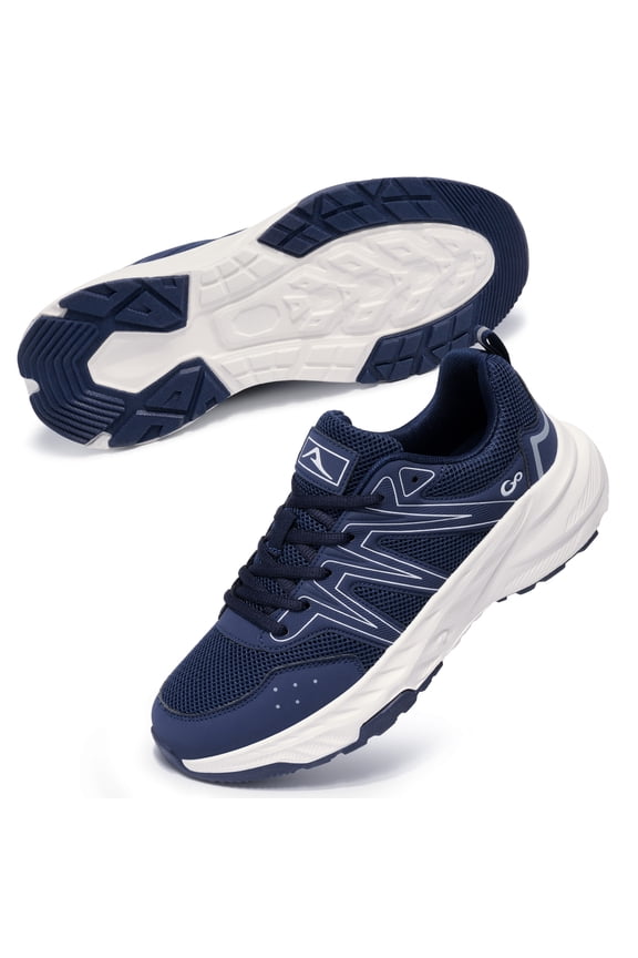 Mens Mesh Sneakers Comfortable Breathable Walking Shoes Mens Non Slip Athletic Shoes Gym Workout for Tennis