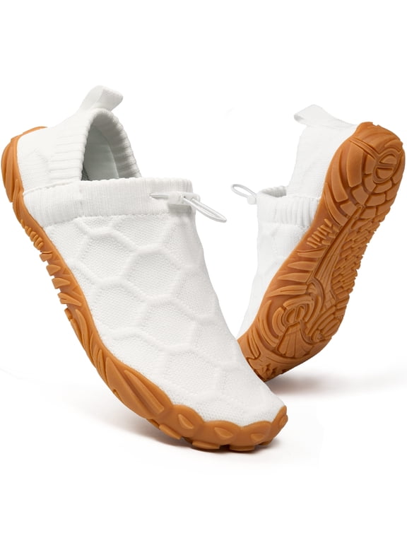 Mens Casual Slip On Sneakers Lightweight Breathable Knit Walking Shoes
