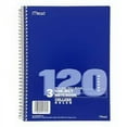 thumbnail image 1 of Mead 05748 College Ruled Spiral Notebook 3-Subject 120 Sheets 10 X 8 Assorted Colors, 1 of 10