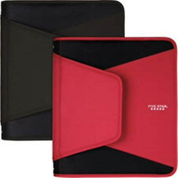 Mead 1.5 in. Five Star Zipper Binder - Red