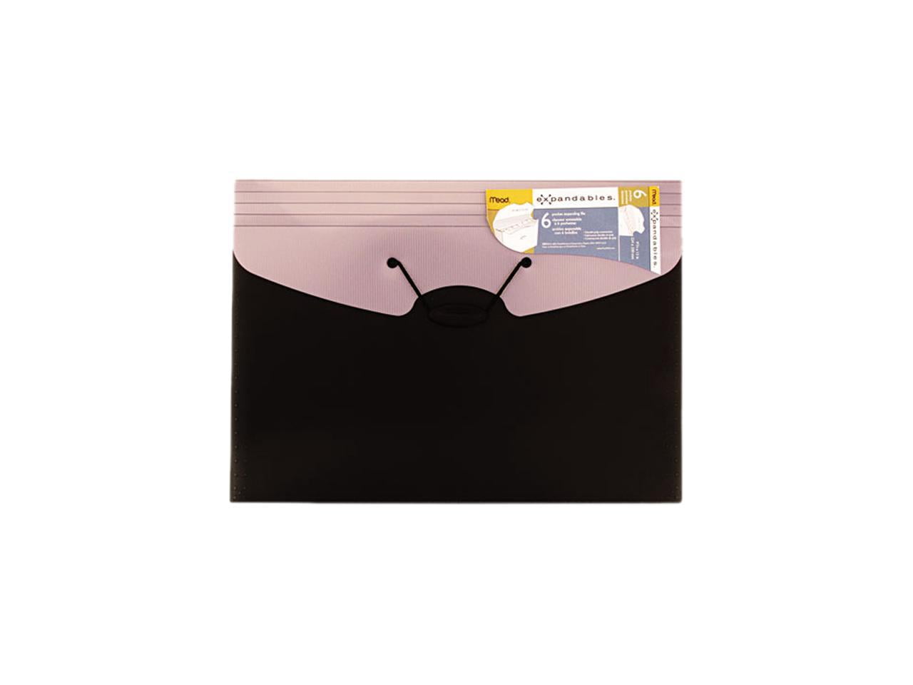 Mead 35914 Expandables SixPocket Expanding File, Letter, Assorted