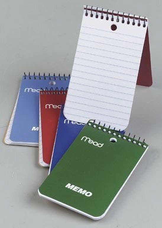 Mead 45354 Memo Book, 3X5Inch (60 sheets, 24 Pack)