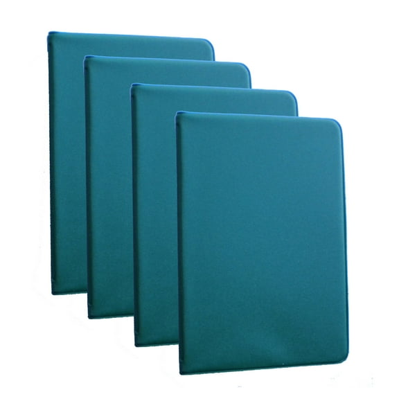 Mead (46000) Four Mini 6-Ring Green Memo Books, Each Containing 3 x 5 inch Lined Paper