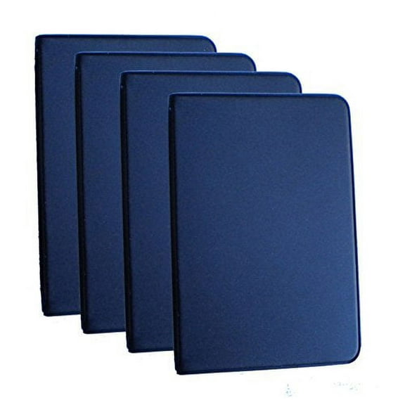 Mead 46030-BK Mini 6-Ring Black Memo Books with 3 x 5-inch Lined Paper, 4-Pack