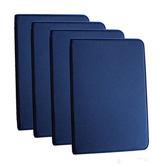Mead 46030-BK Mini 6-Ring Black Memo Books with 3 x 5-inch Lined Paper, 4-Pack