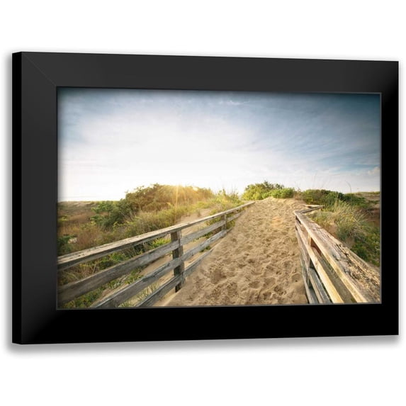Mead, Adam 18x13 Black Modern Framed Museum Art Print Titled - First Landing Dunes III
