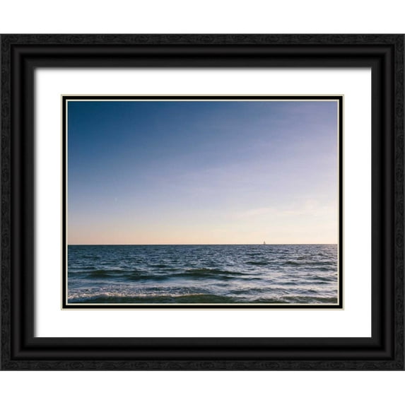 Mead, Adam 18x15 Black Ornate Wood Framed with Double Matting Museum Art Print Titled - South Florida I