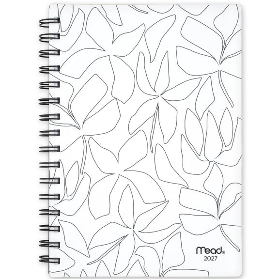 Mead Aralia 2027 Weekly Monthly Planner Small 5 12 x 8 12 - Regular Year