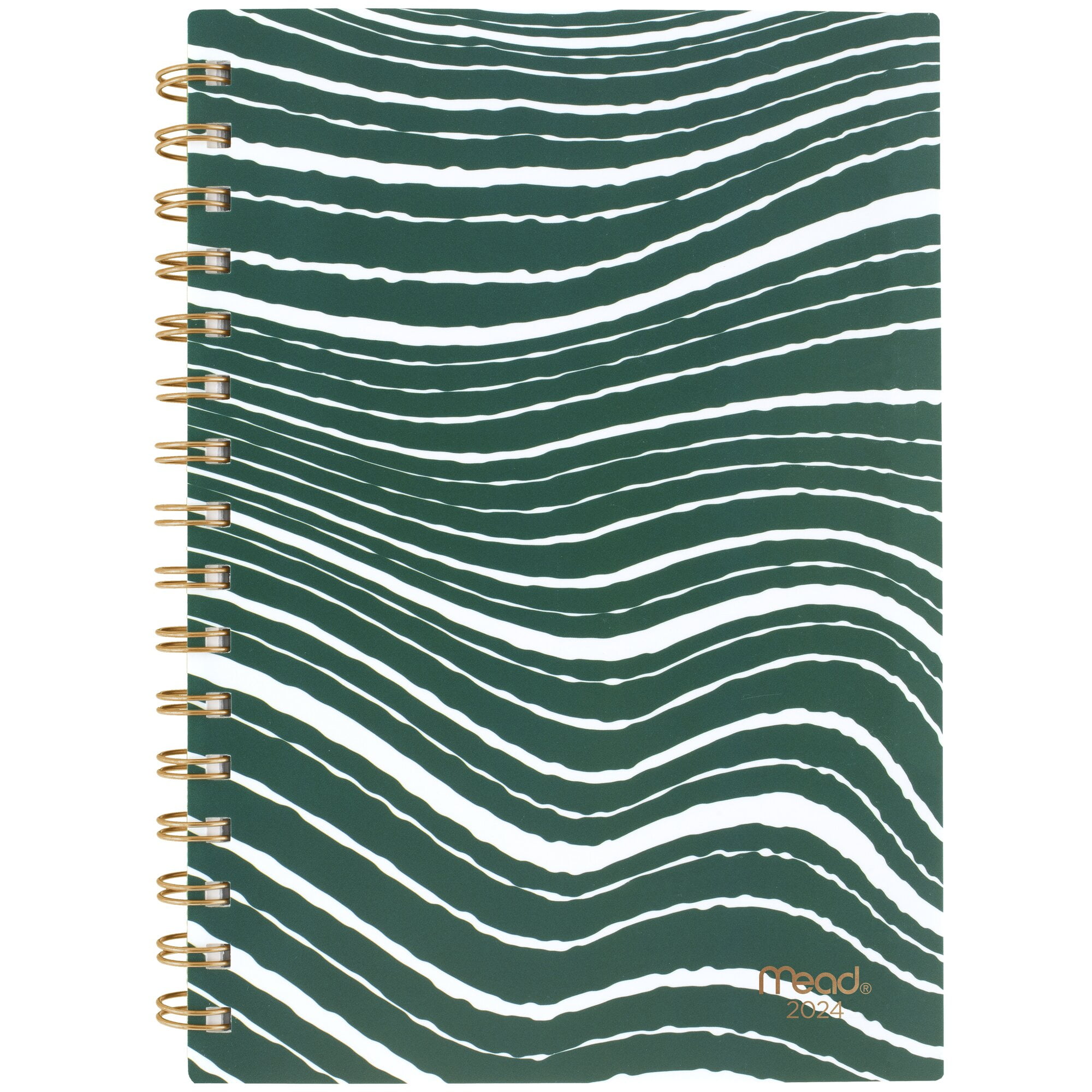 Mead Artisan 2024 15Month Weekly Monthly Planner Wave Small 5 12 x 8