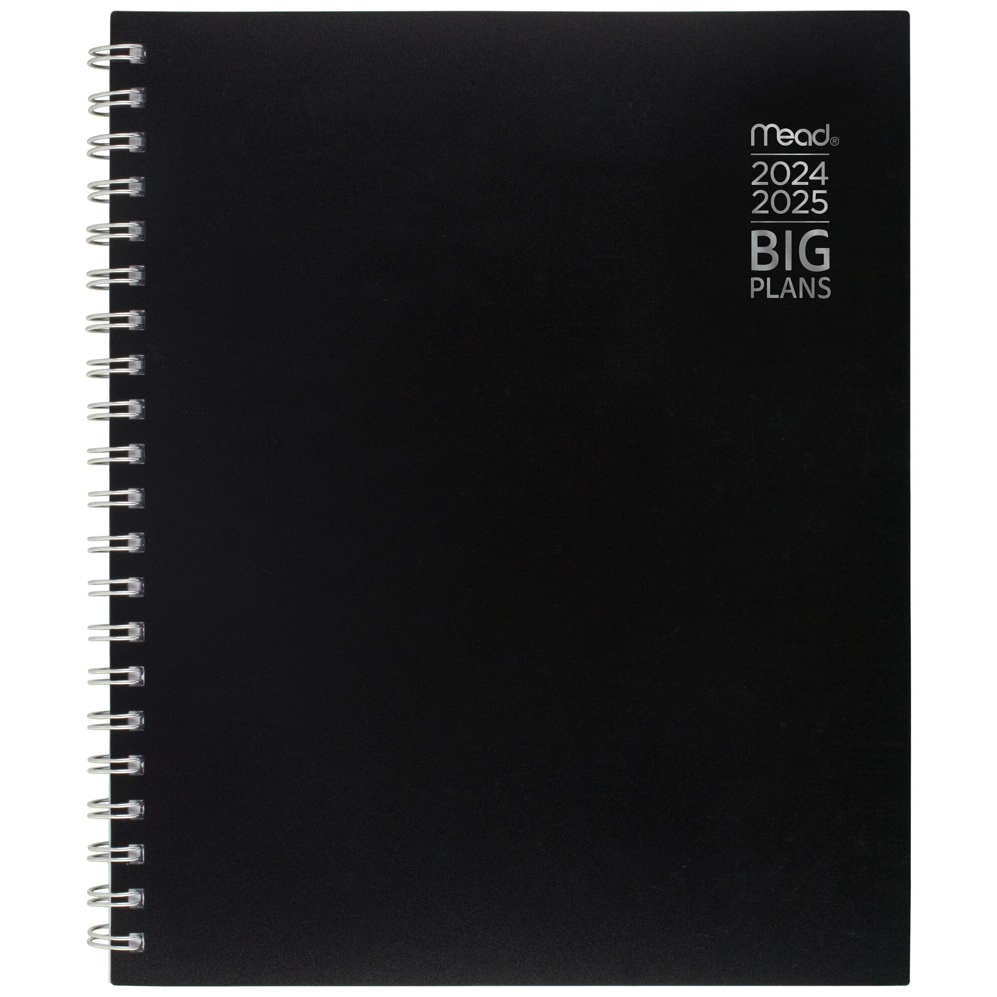 Mead BIG PLANS Academic 20242025 Weekly Monthly Planner Black Large 8