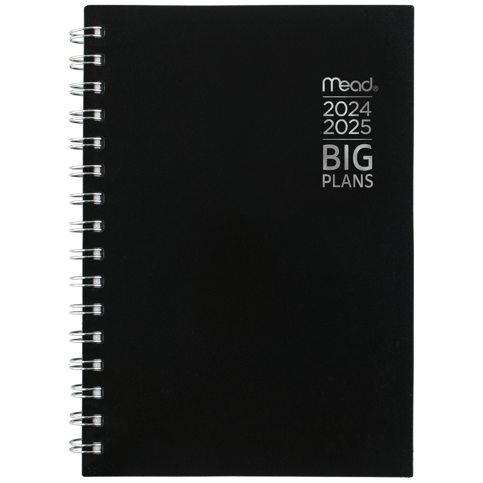 Mead BIG PLANS Academic 20242025 Weekly Monthly Planner Black Small 5