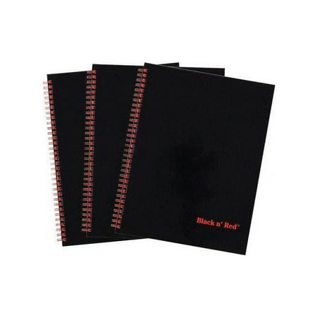 Mead Black & Pink Sm Wirebound Ntbk