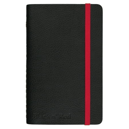 Mead Black Soft Cover Notebook, Wide/legal Rule, Black Cover, 5.5 X 3.5, 71 Sheets