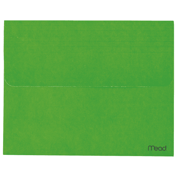 Mead Brite Wallet Letter File (35362): 9-1/2 in. x 11.75 in. (Bright Green)
