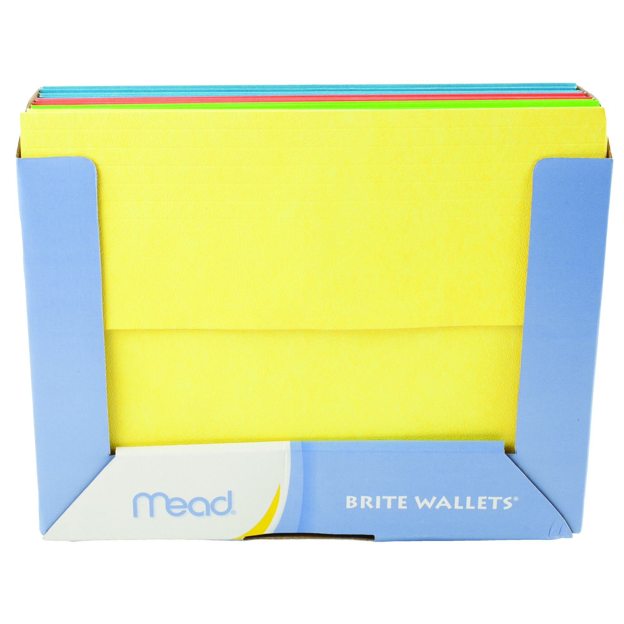 Mead Brite Wallet Letter File, Color Chosen For You - Walmart Business ...