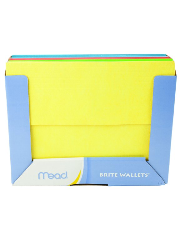 Brite Wallet Letter File, Color Chosen For You