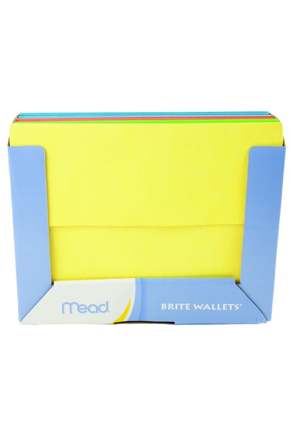 Brite Wallet Letter File, Color Chosen For You