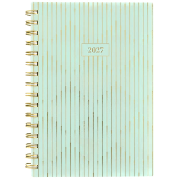Mead Cambridge Glimmer 2027 Weekly Monthly Planner Small 5 12 x 8 12 - Regular