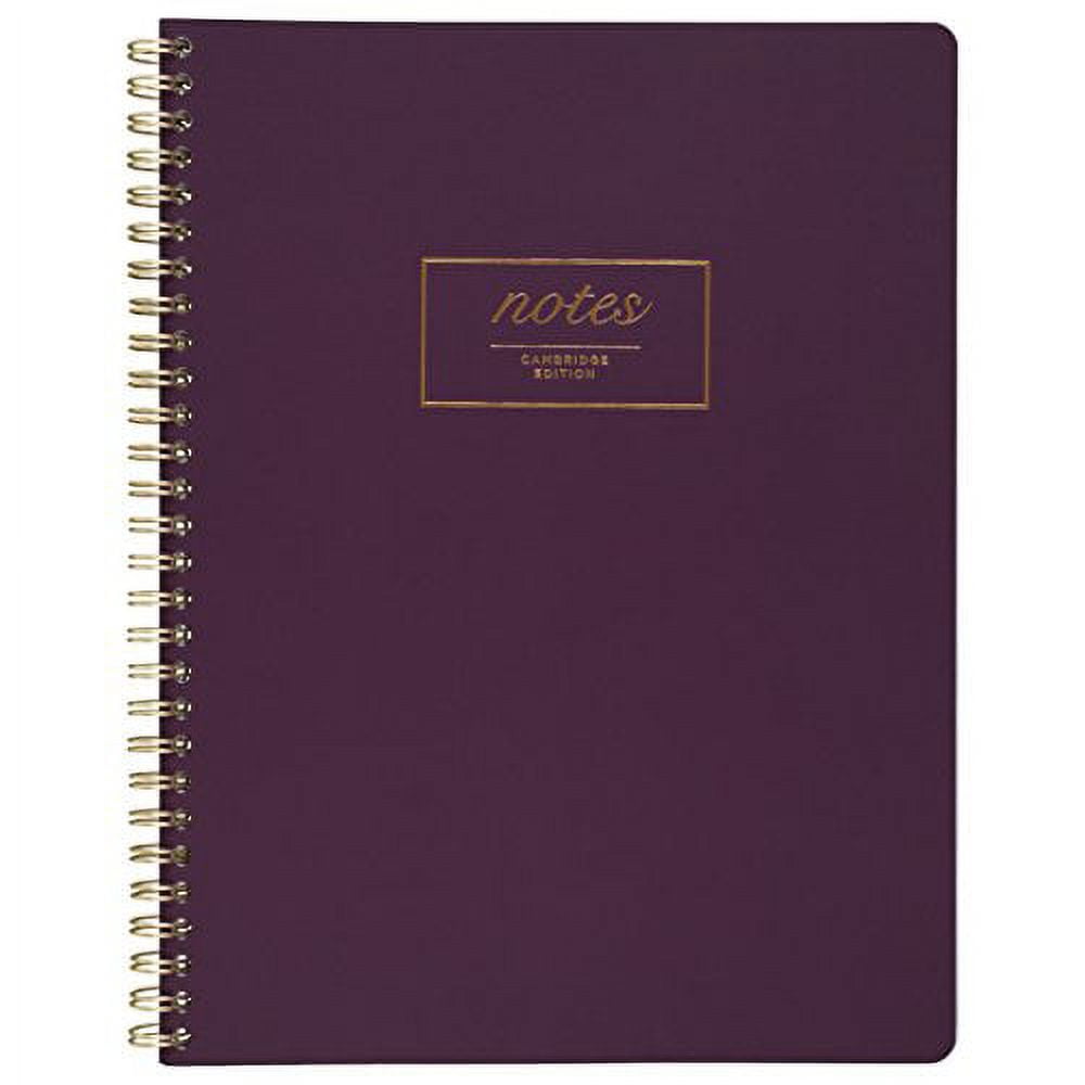 Mead Cambridge Meeting Spiral Notebook, Legal Ruled, Soft Cover