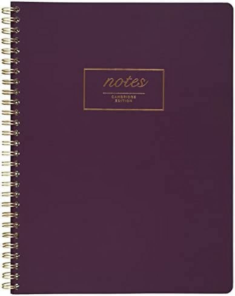 Mead Cambridge Meeting Spiral Notebook, Legal Ruled, Soft Cover