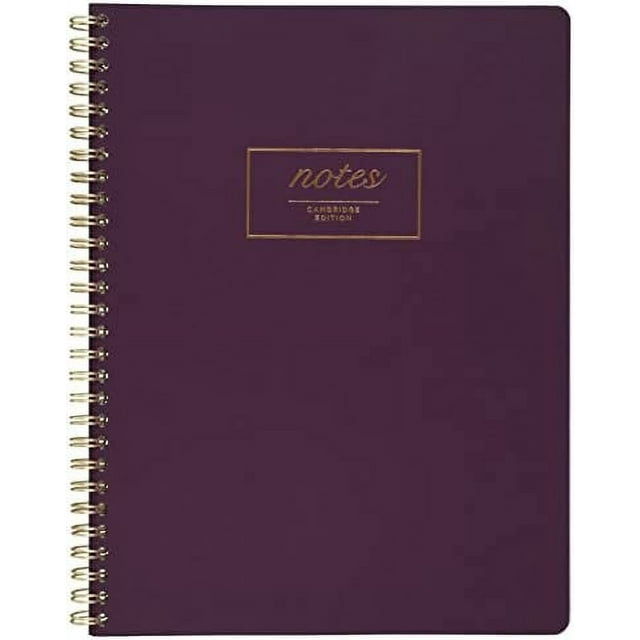 Mead Cambridge Meeting Spiral Notebook, Legal Ruled, Soft Cover