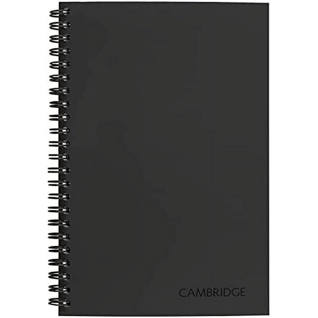 Mead Cambridge Wirebound Business Notebook, Ruled, 47/8" x 8", 80