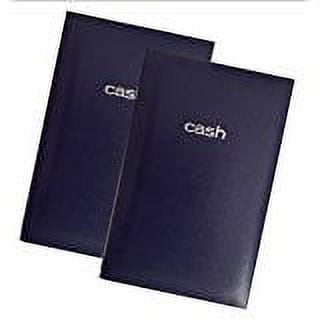 Mead Cash Book, 7-15/16 x 5-1/8 inches, 144 pages Hardbound Dark Blue Cover (64582) - Set of 2 Books